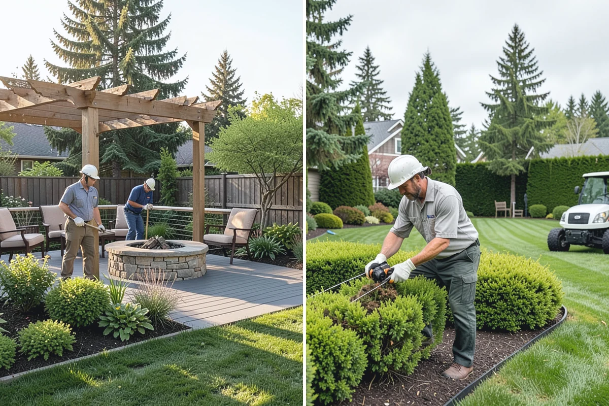 Mexican Beach Pebble Installation in Sumner, Pierce County, WA - Shape and grade the feature bed with clean, defined edges