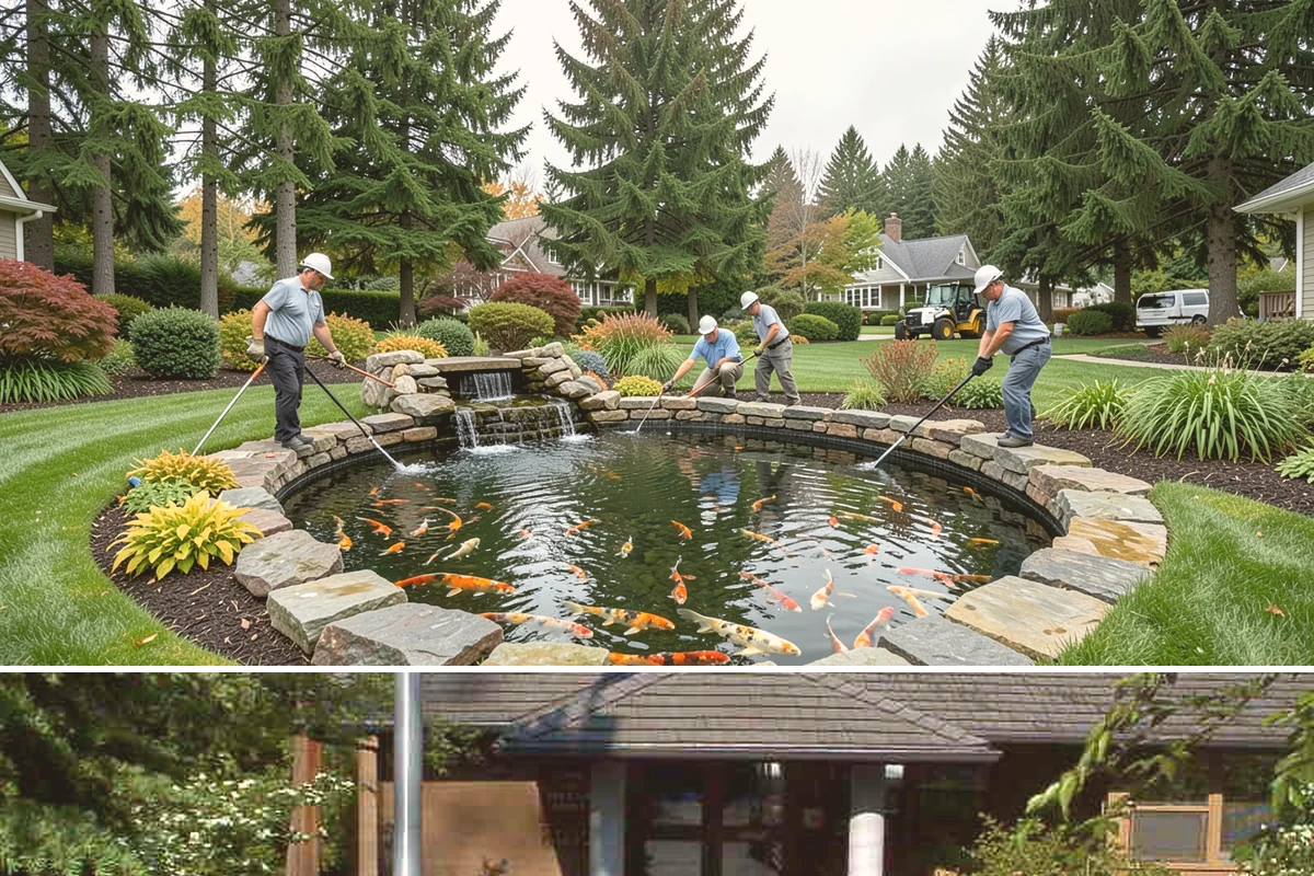 Mexican Beach Pebble Installation in Yarrow Point, King County, WA - Mexican beach pebble installs in any season, though it looks its dramatic best glistening under our wet Northwest skies right...