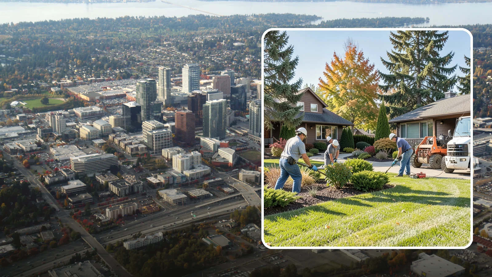 Monthly Landscape Maintenance in Bellevue, King County, WA - A once-a-month grounds visit that keeps lower-traffic properties tidy without the cost of frequent service.