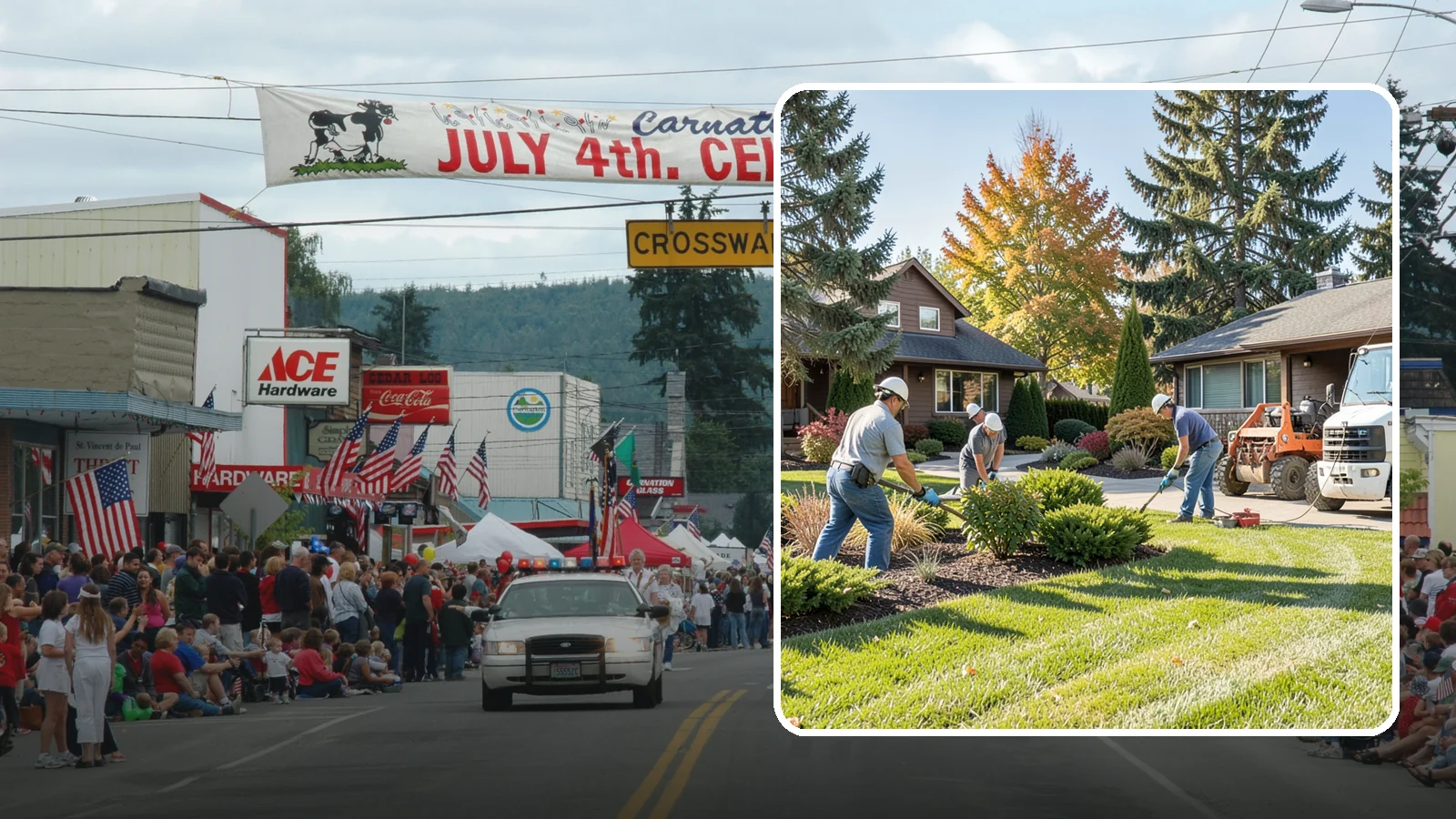Monthly Landscape Maintenance in Carnation, King County, WA - A once-a-month grounds visit that keeps lower-traffic properties tidy without the cost of frequent service.