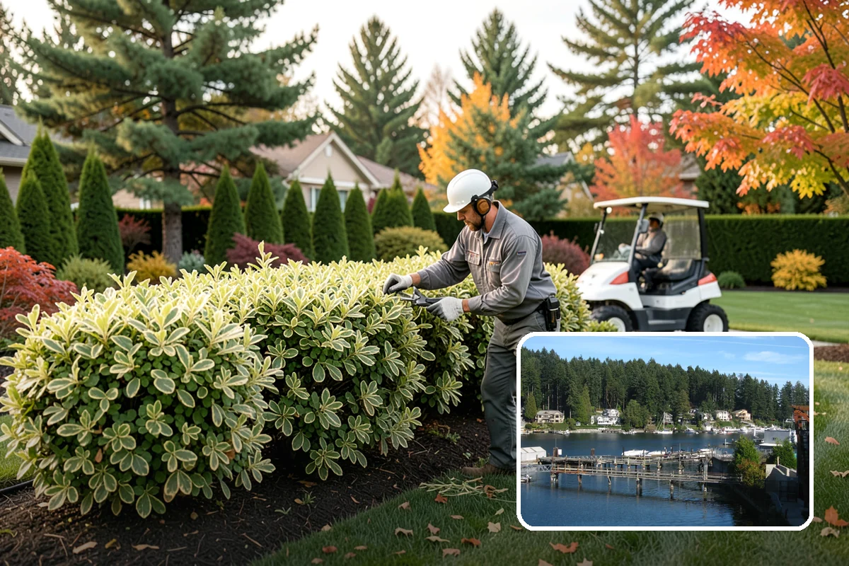 Monthly Landscape Maintenance in Gig Harbor, Pierce County, WA - Budget-friendly care for lower-maintenance properties
