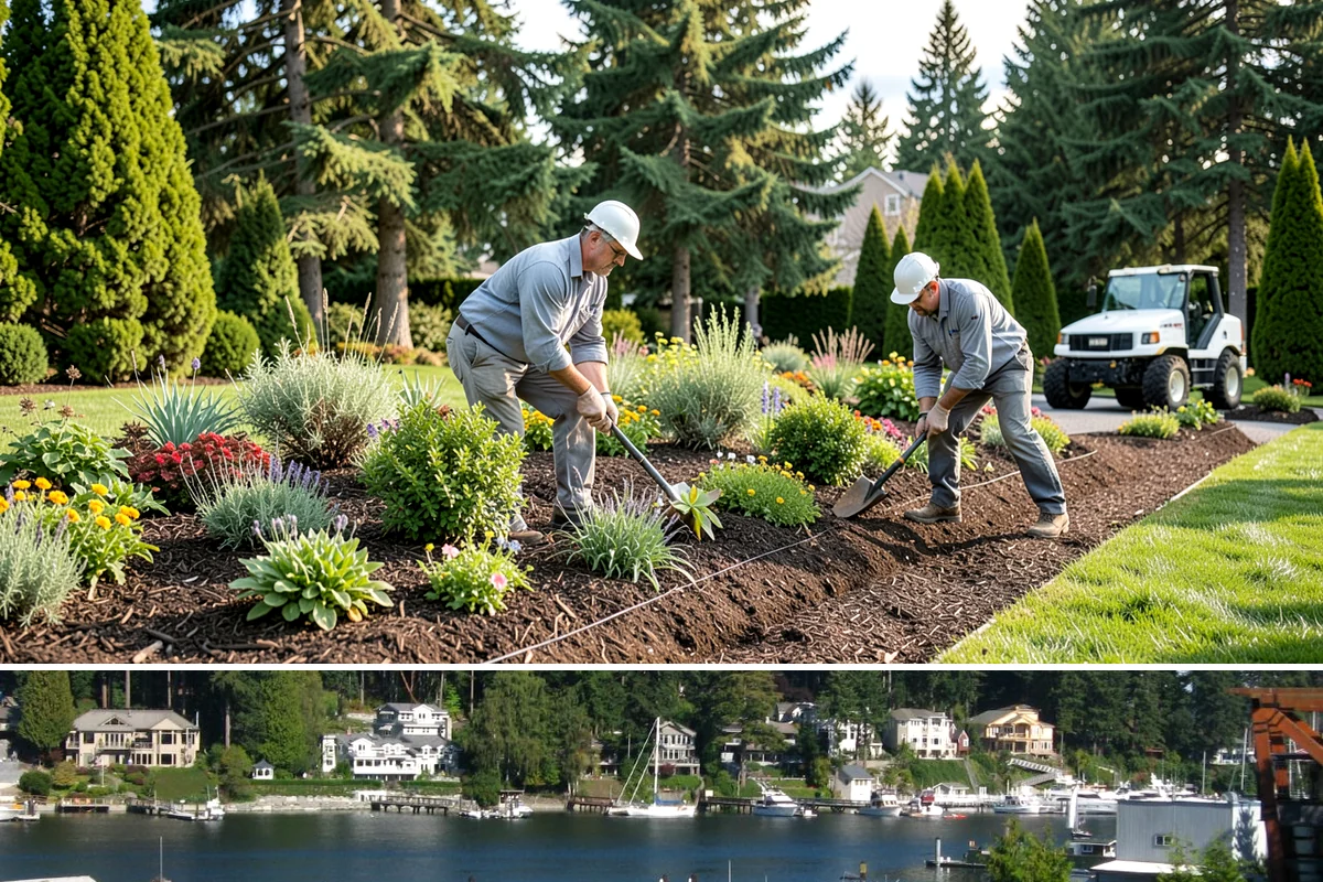 Monthly Landscape Maintenance in Gig Harbor, Pierce County, WA - Offered year-round, though many PNW properties add visits during the fast-growing spring and summer months and scale back in...