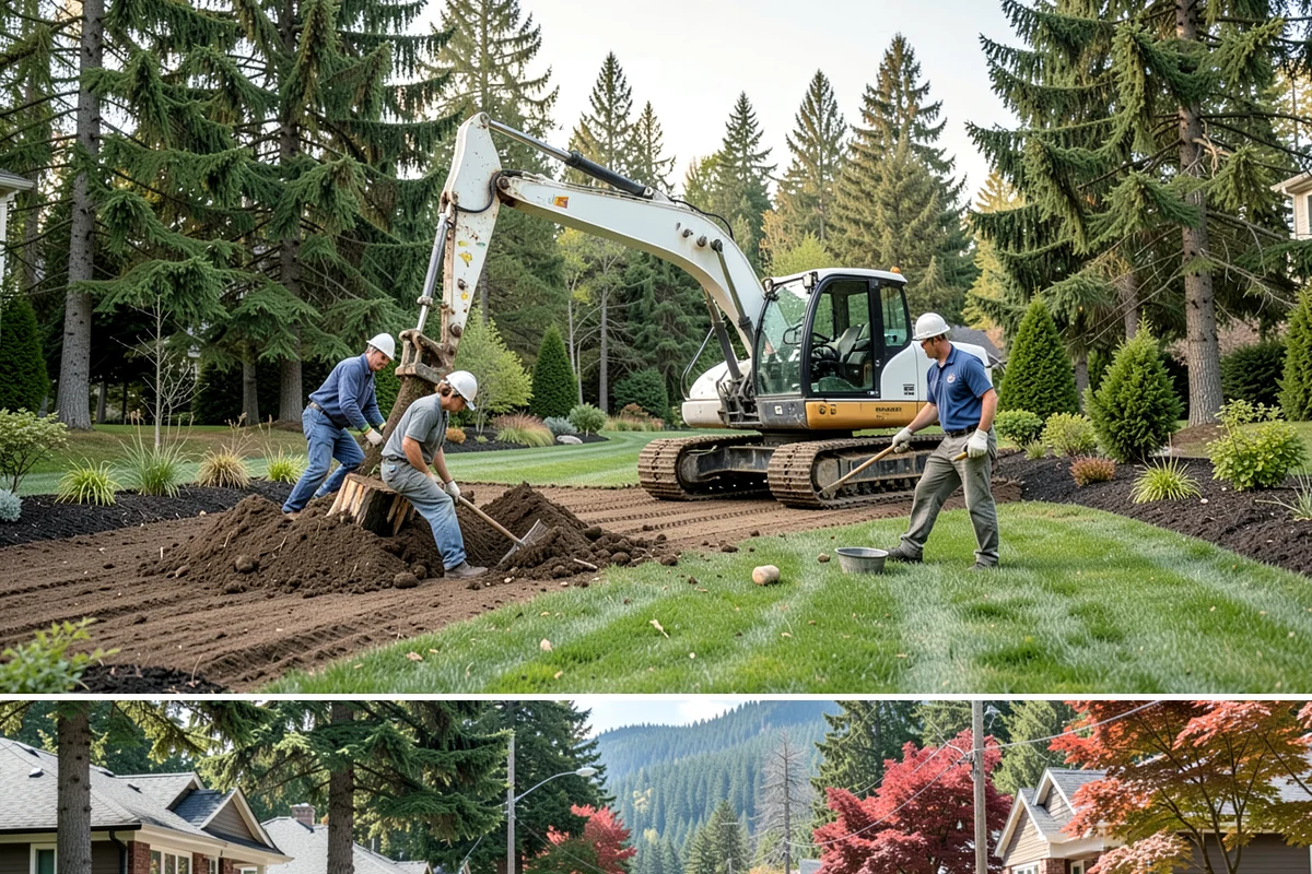 Monthly Landscape Maintenance in Hunts Point, King County, WA - Offered year-round, though many PNW properties add visits during the fast-growing spring and summer months and scale back in...
