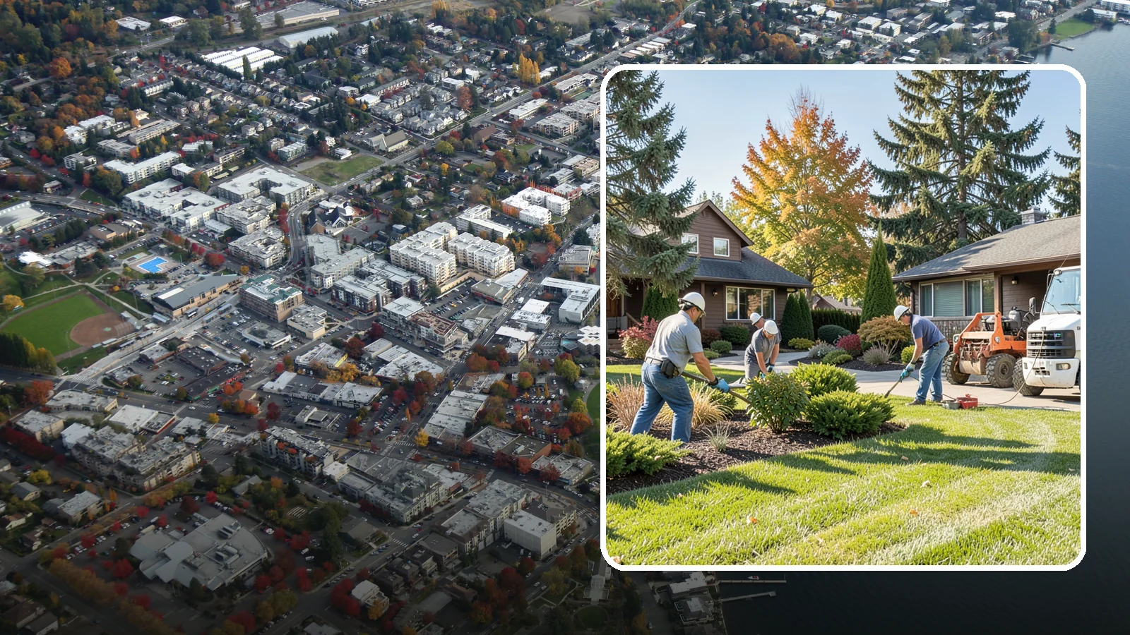 Monthly Landscape Maintenance in Kirkland, King County, WA - A once-a-month grounds visit that keeps lower-traffic properties tidy without the cost of frequent service.