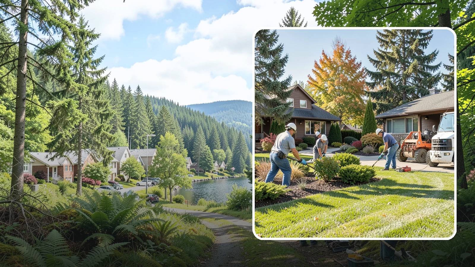 Monthly Landscape Maintenance in Lake Forest Park, King County, WA - A once-a-month grounds visit that keeps lower-traffic properties tidy without the cost of frequent service.
