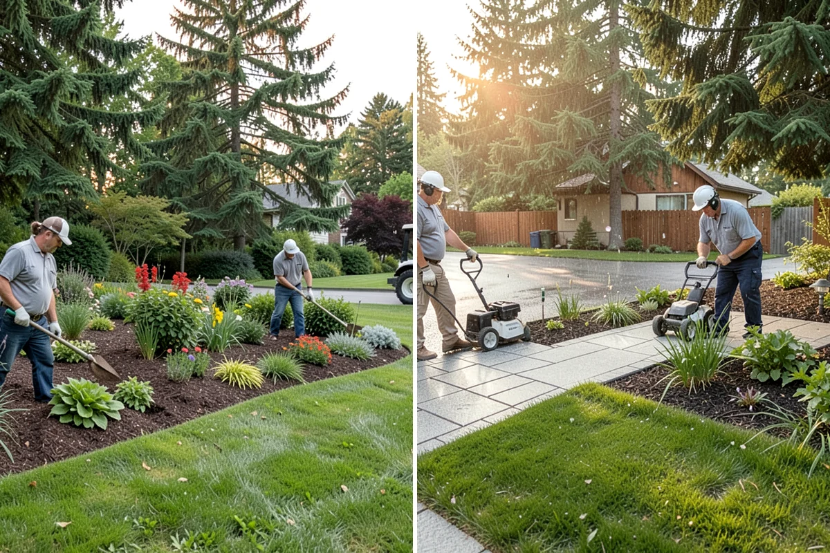 Monthly Landscape Maintenance in Lyman, Skagit County, WA - Assess whether a monthly cadence fits the property's growth rate