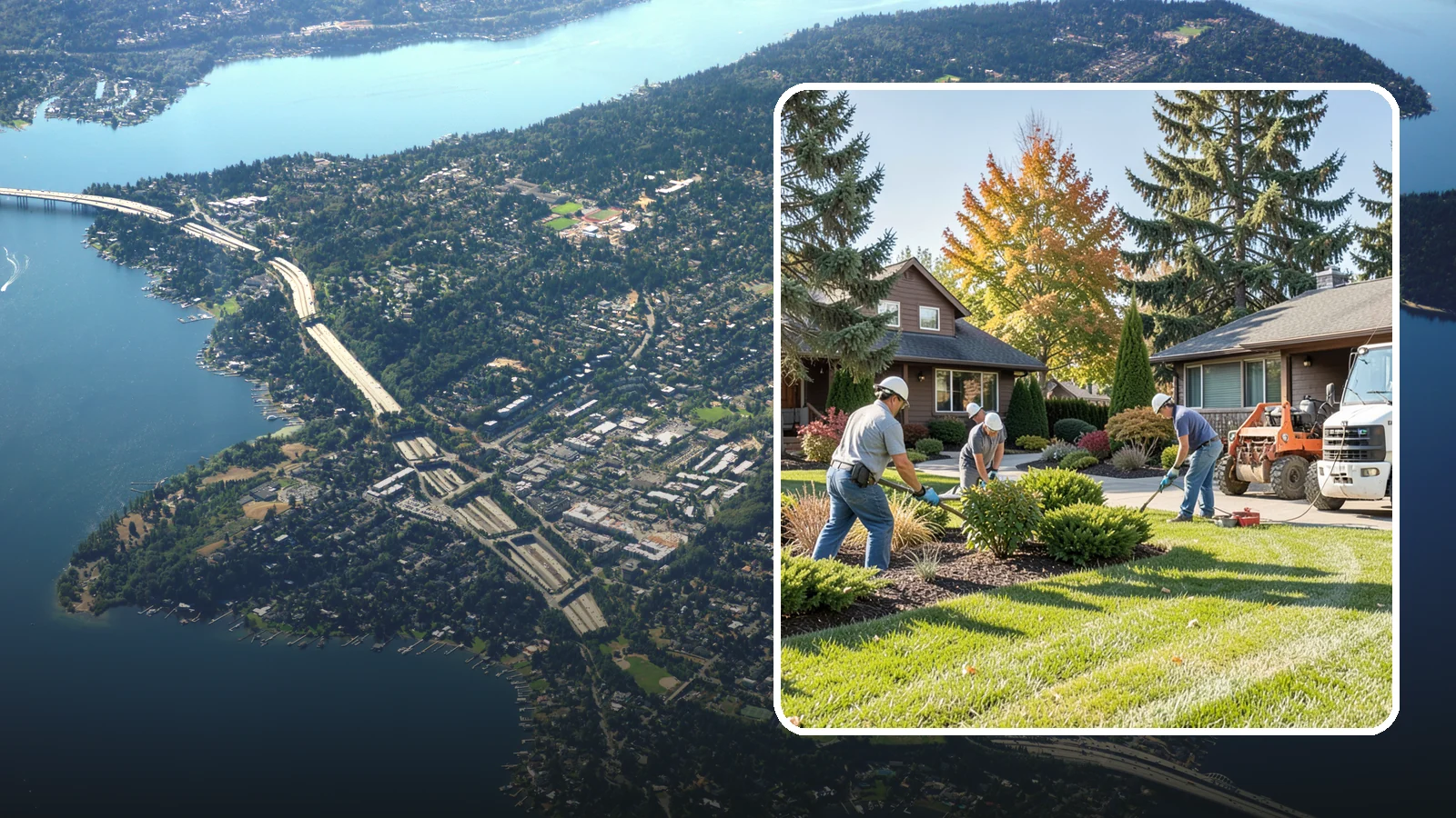 Monthly Landscape Maintenance in Mercer Island, King County, WA - A once-a-month grounds visit that keeps lower-traffic properties tidy without the cost of frequent service.