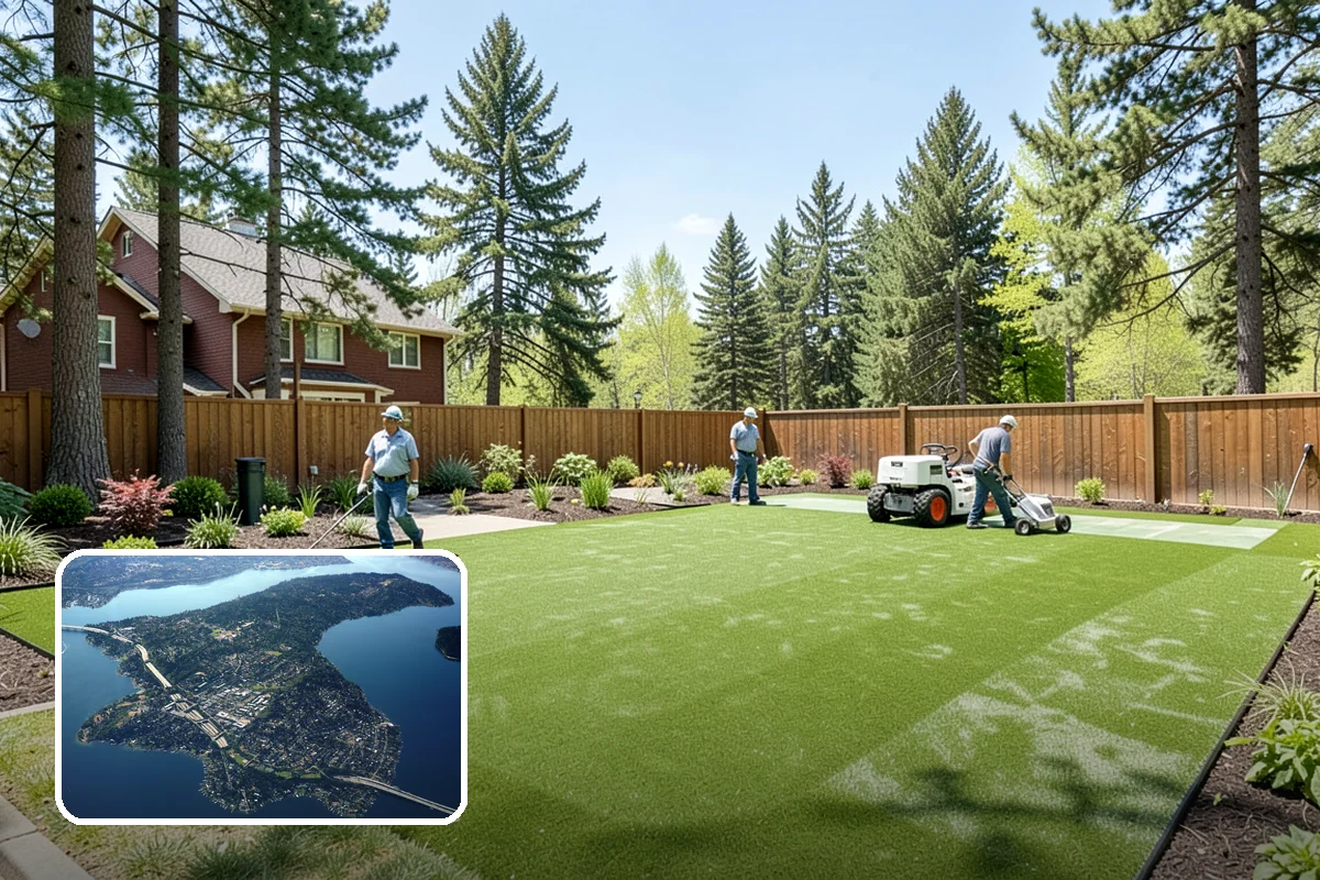 Monthly Landscape Maintenance in Mercer Island, King County, WA - Budget-friendly care for lower-maintenance properties