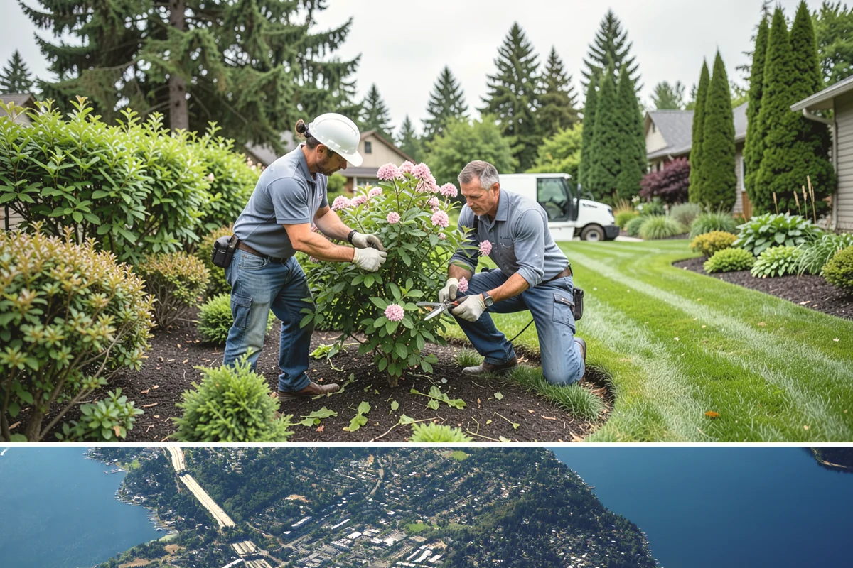 Monthly Landscape Maintenance in Mercer Island, King County, WA - Offered year-round, though many PNW properties add visits during the fast-growing spring and summer months and scale back in...