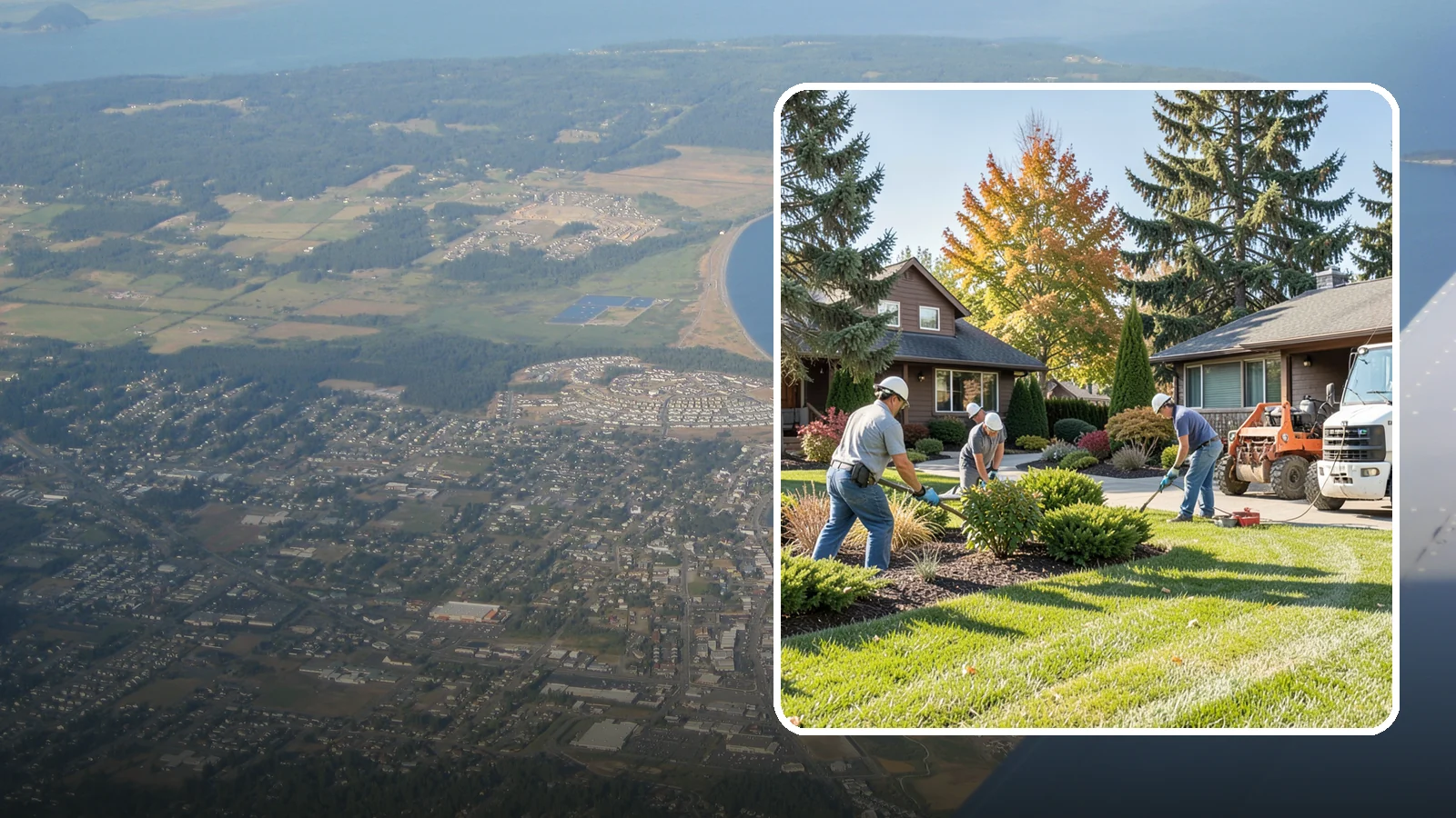 Monthly Landscape Maintenance in Oak Harbor, Island County, WA - A once-a-month grounds visit that keeps lower-traffic properties tidy without the cost of frequent service.