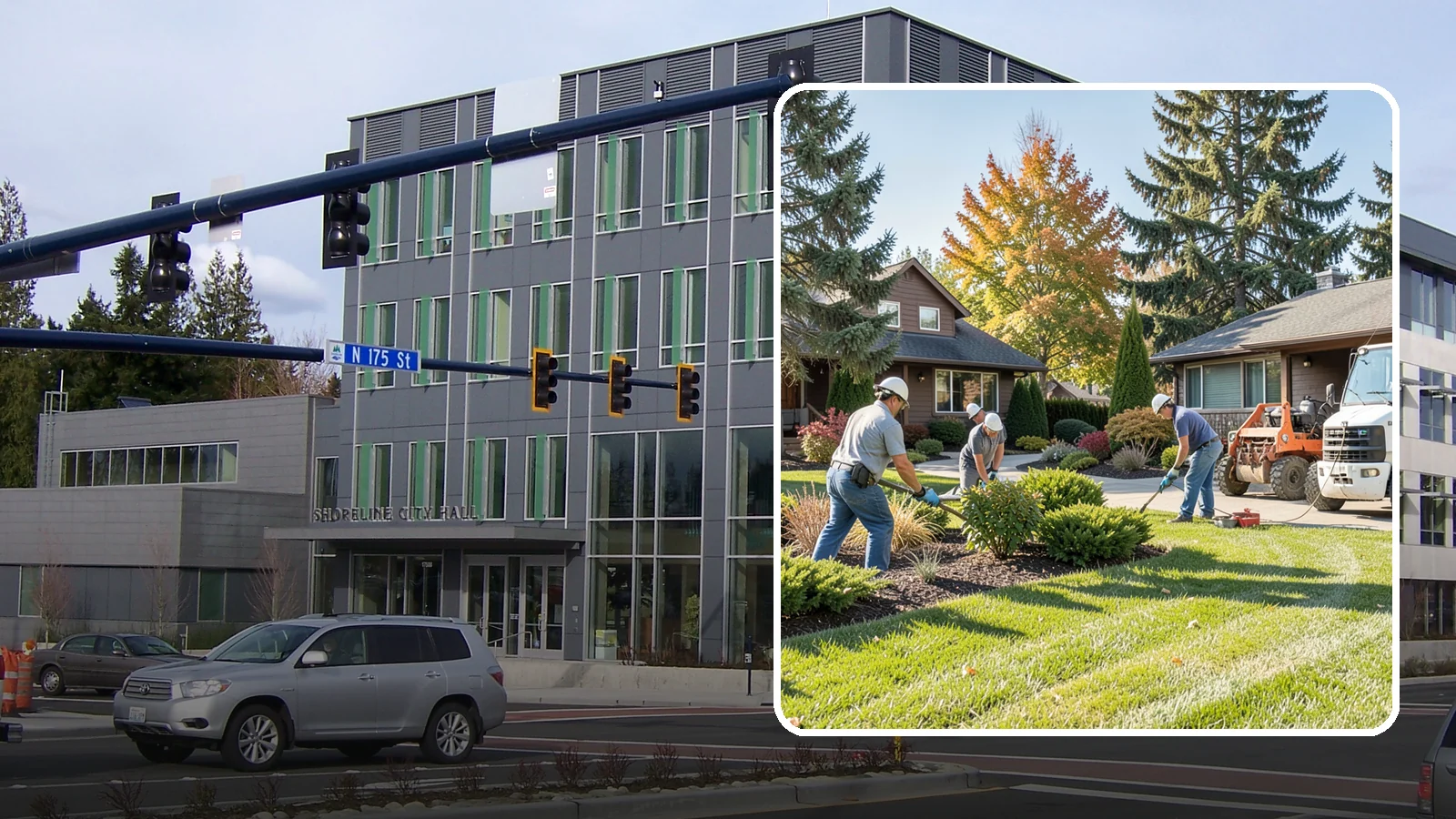 Monthly Landscape Maintenance in Shoreline, King County, WA - A once-a-month grounds visit that keeps lower-traffic properties tidy without the cost of frequent service.