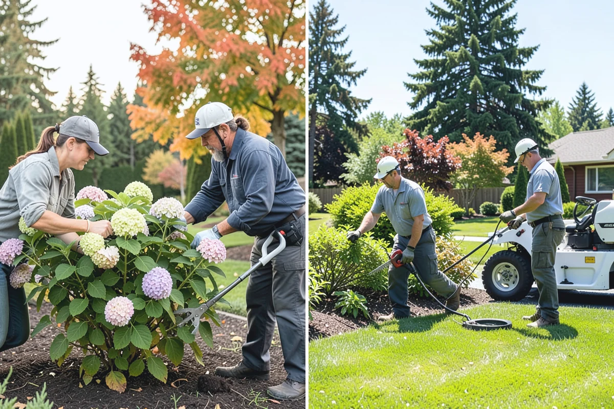 Monthly Landscape Maintenance in Woodinville, King County, WA - Assess whether a monthly cadence fits the property's growth rate