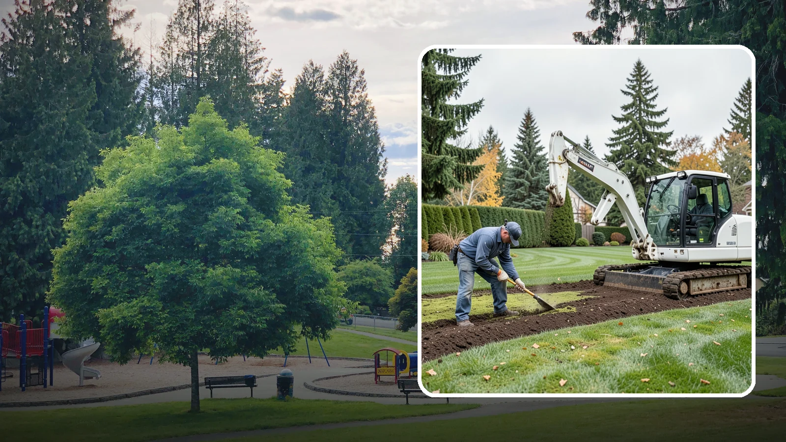 Moss Control & Removal in Bonney Lake, Pierce County, WA - Moss control and removal that reclaims lawns lost to the damp Northwest shade.