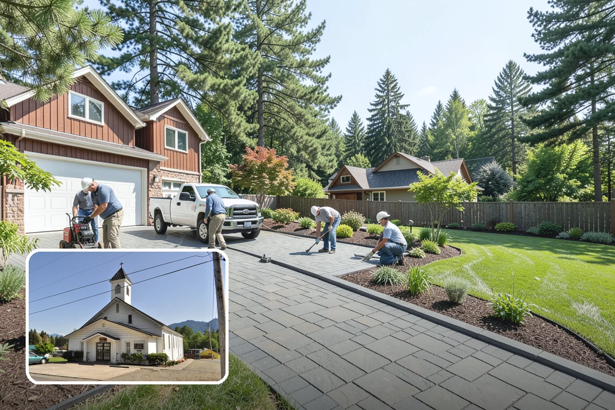 Moss Control & Removal in Concrete, Skagit County, WA - Kills and removes existing moss
