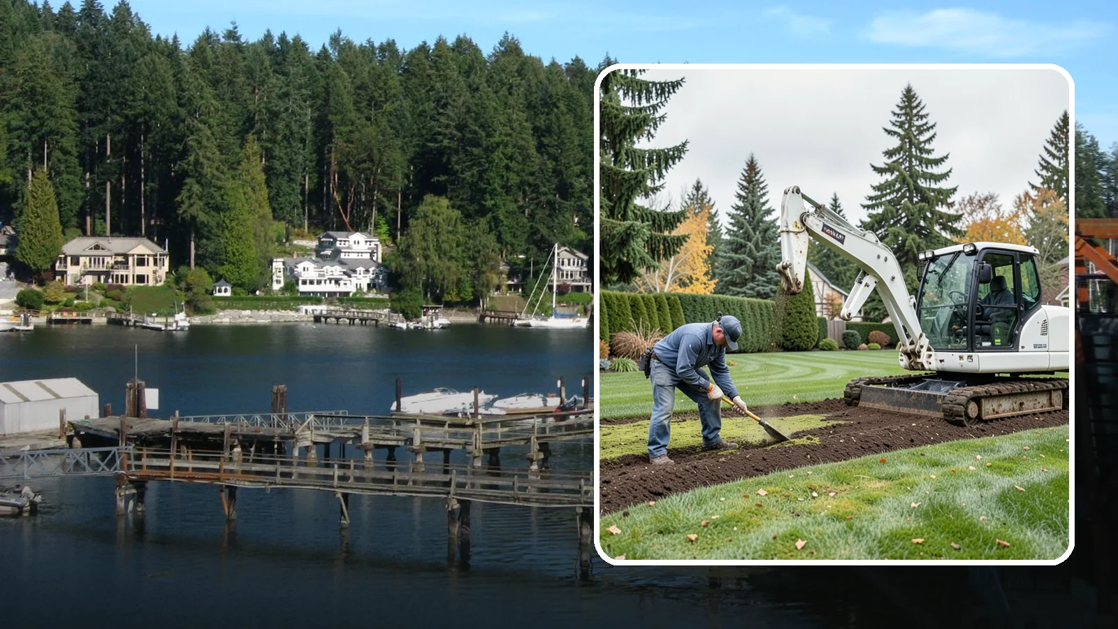 Moss Control & Removal in Gig Harbor, Pierce County, WA - Moss control and removal that reclaims lawns lost to the damp Northwest shade.