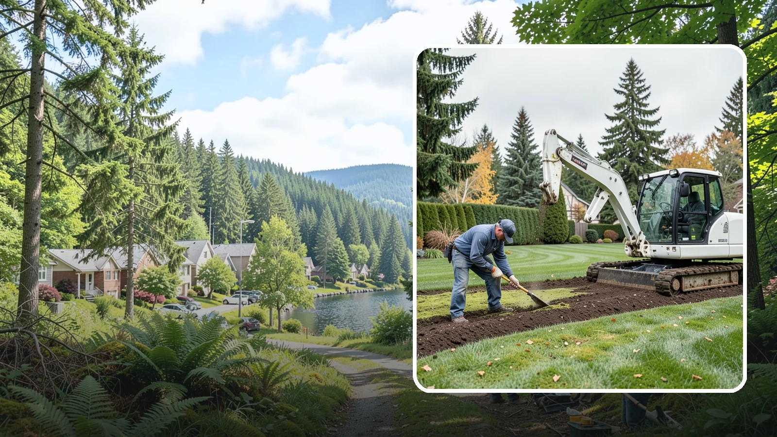Moss Control & Removal in Lake Forest Park, King County, WA - Moss control and removal that reclaims lawns lost to the damp Northwest shade.