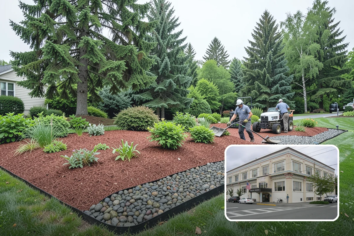 Mulch Installation in Anacortes, Skagit County, WA - Locks in soil moisture and cuts watering