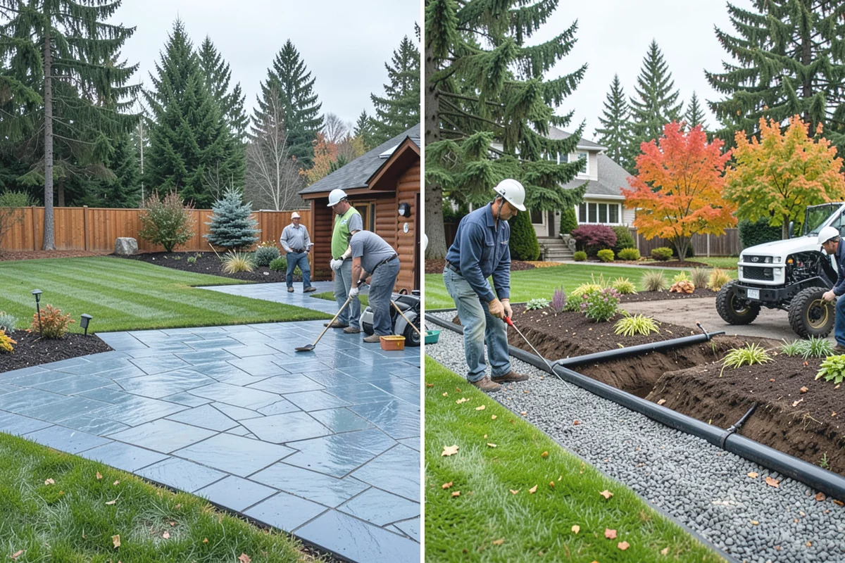 Mulch Installation in Buckley, Pierce County, WA - Edge and define the bed lines