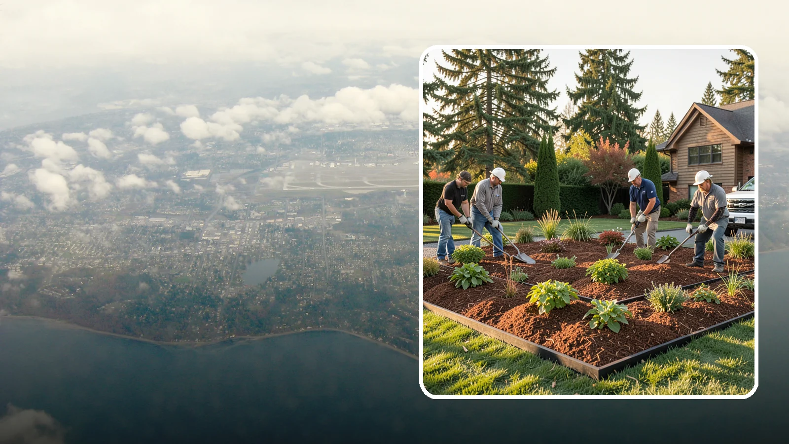 Mulch Installation in Burien, King County, WA - Fresh mulch spread across beds to lock in moisture, block weeds, and give your landscape a clean, finished look.