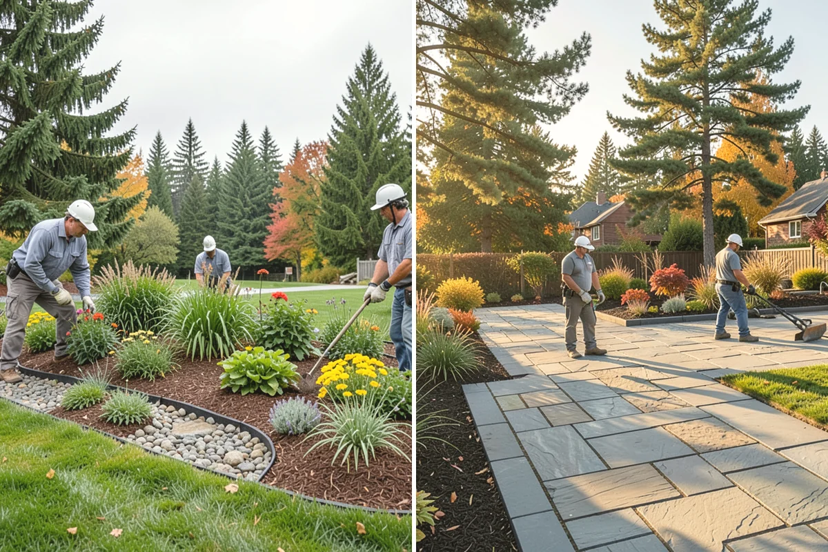 Mulch Installation in Burlington, Skagit County, WA - Edge and define the bed lines