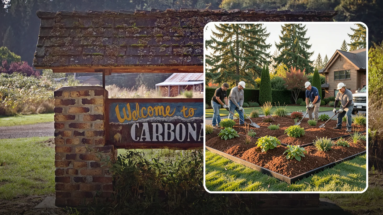 Mulch Installation in Carbonado, Pierce County, WA - Fresh mulch spread across beds to lock in moisture, block weeds, and give your landscape a clean, finished look.