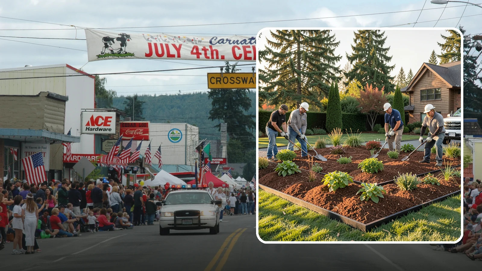 Mulch Installation in Carnation, King County, WA - Fresh mulch spread across beds to lock in moisture, block weeds, and give your landscape a clean, finished look.