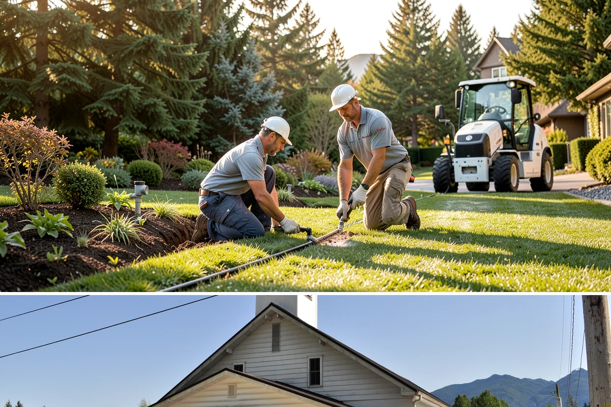 Mulch Installation in Concrete, Skagit County, WA - Best refreshed in spring and again in fall