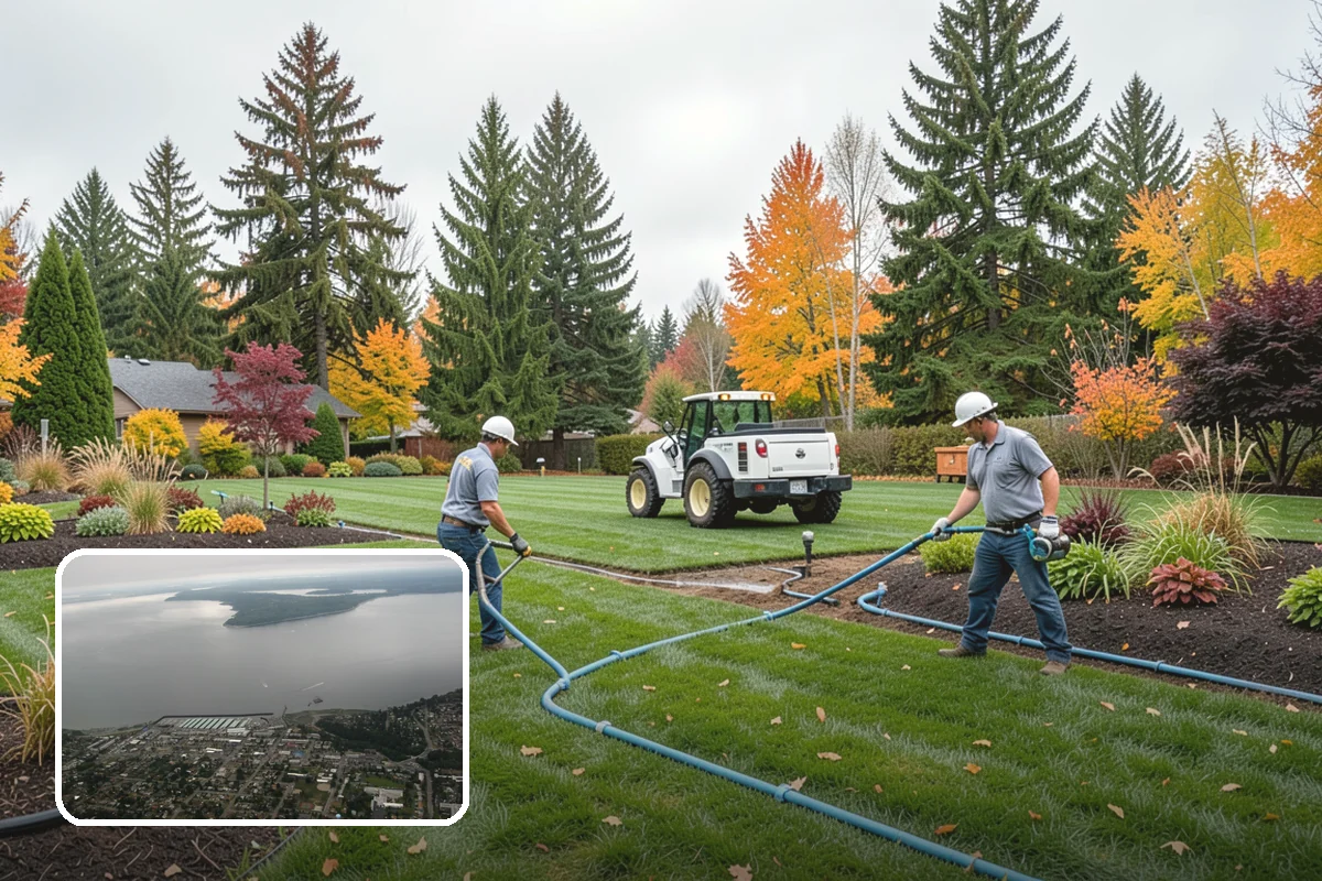 Mulch Installation in Des Moines, King County, WA - Locks in soil moisture and cuts watering