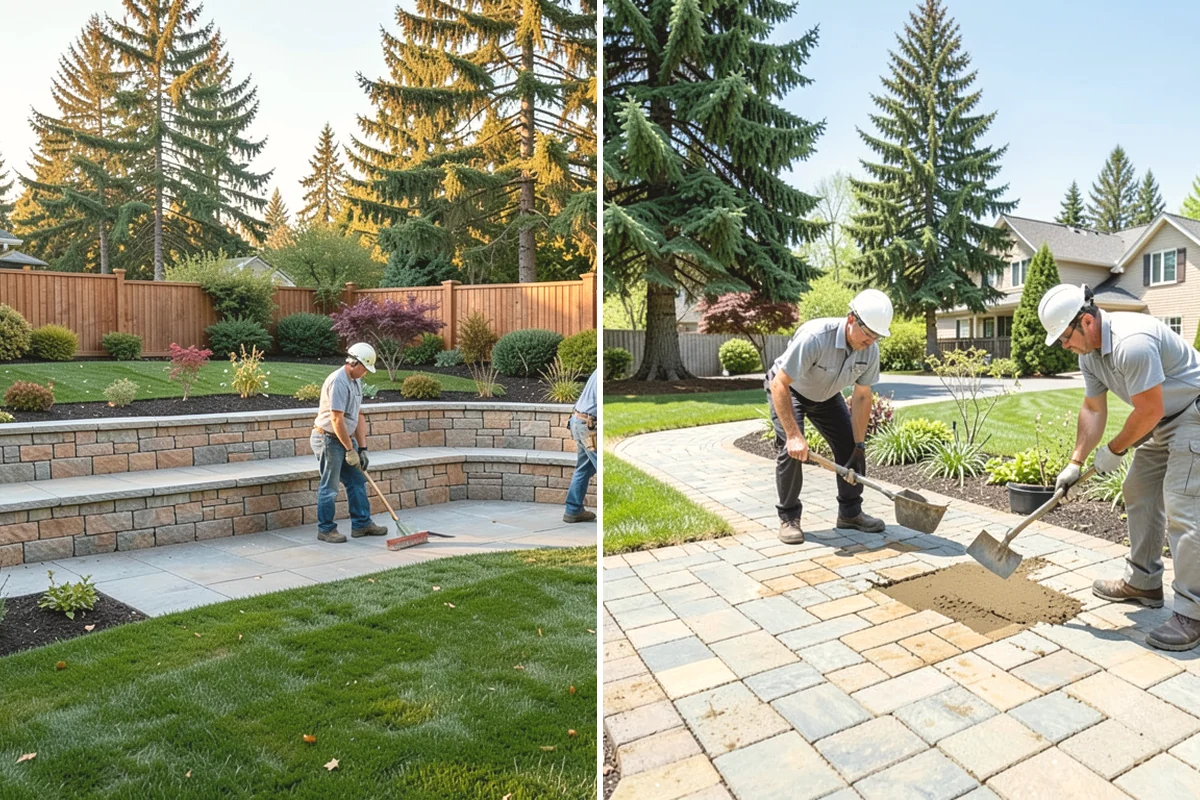 Mulch Installation in Duvall, King County, WA - Edge and define the bed lines