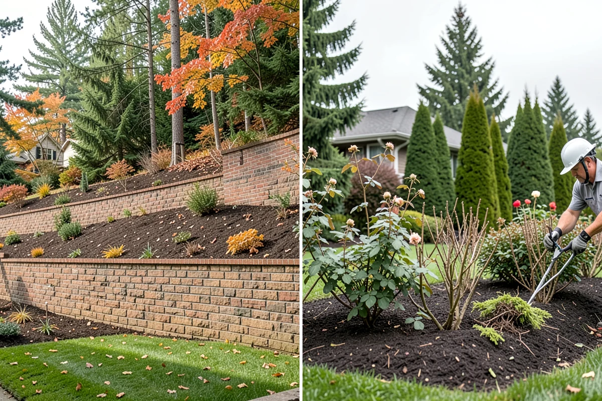 Mulch Installation in Enumclaw, King County, WA - Edge and define the bed lines