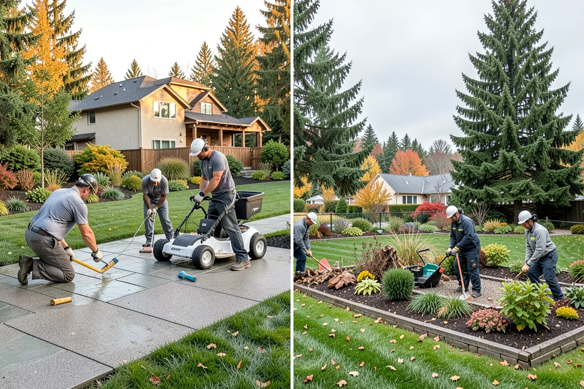 Mulch Installation in Federal Way, King County, WA - Edge and define the bed lines