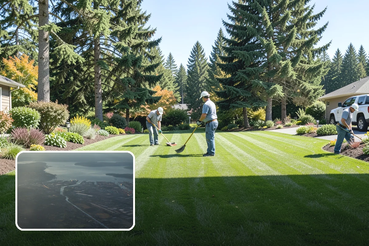 Mulch Installation in Fife, Pierce County, WA - Locks in soil moisture and cuts watering
