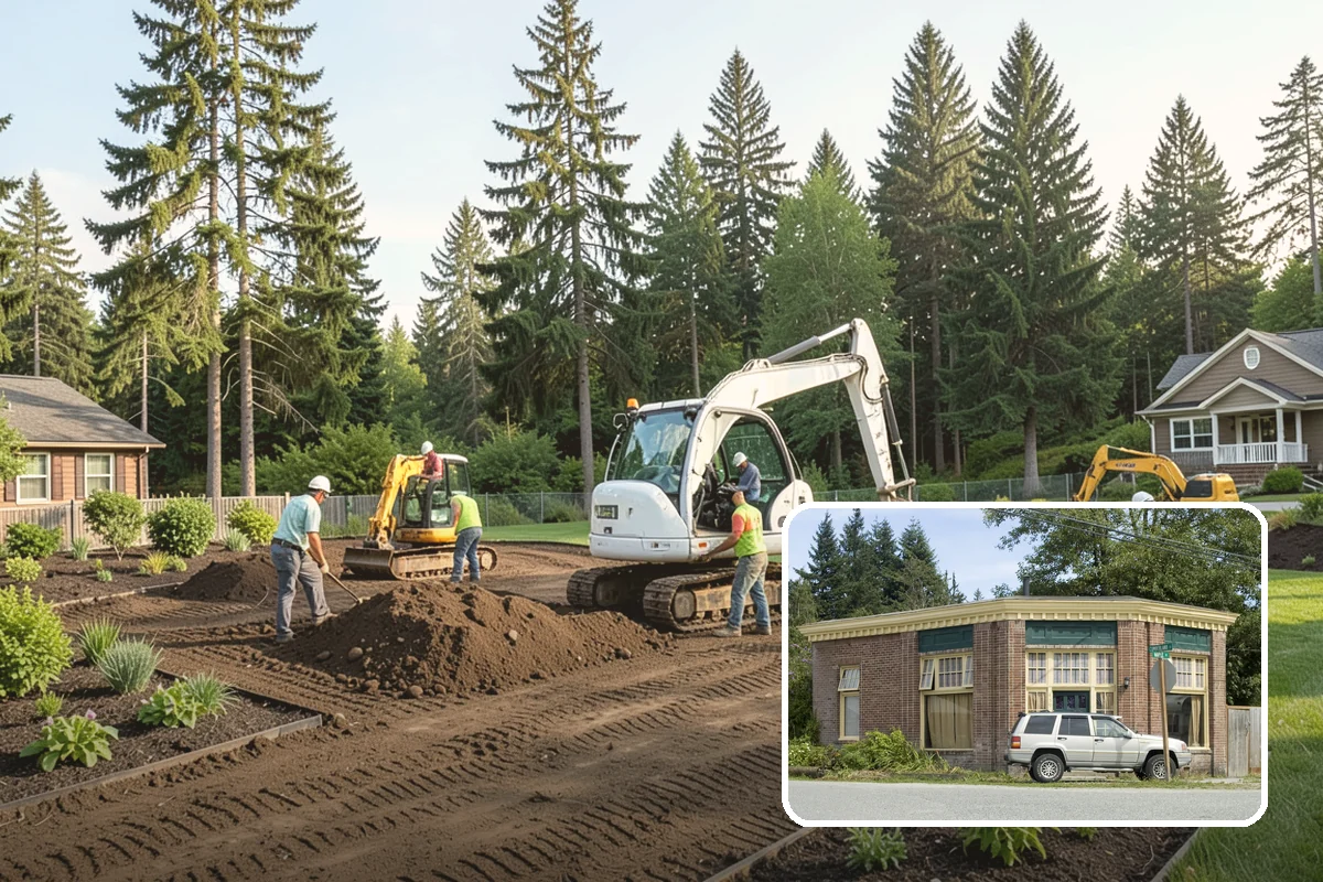 Mulch Installation in Hamilton, Skagit County, WA - Locks in soil moisture and cuts watering