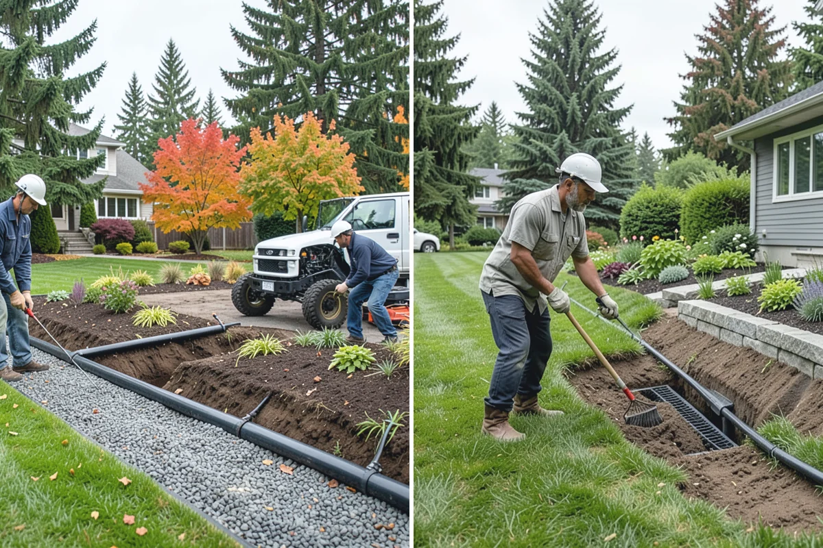 Mulch Installation in Marysville, Snohomish County, WA - Edge and define the bed lines