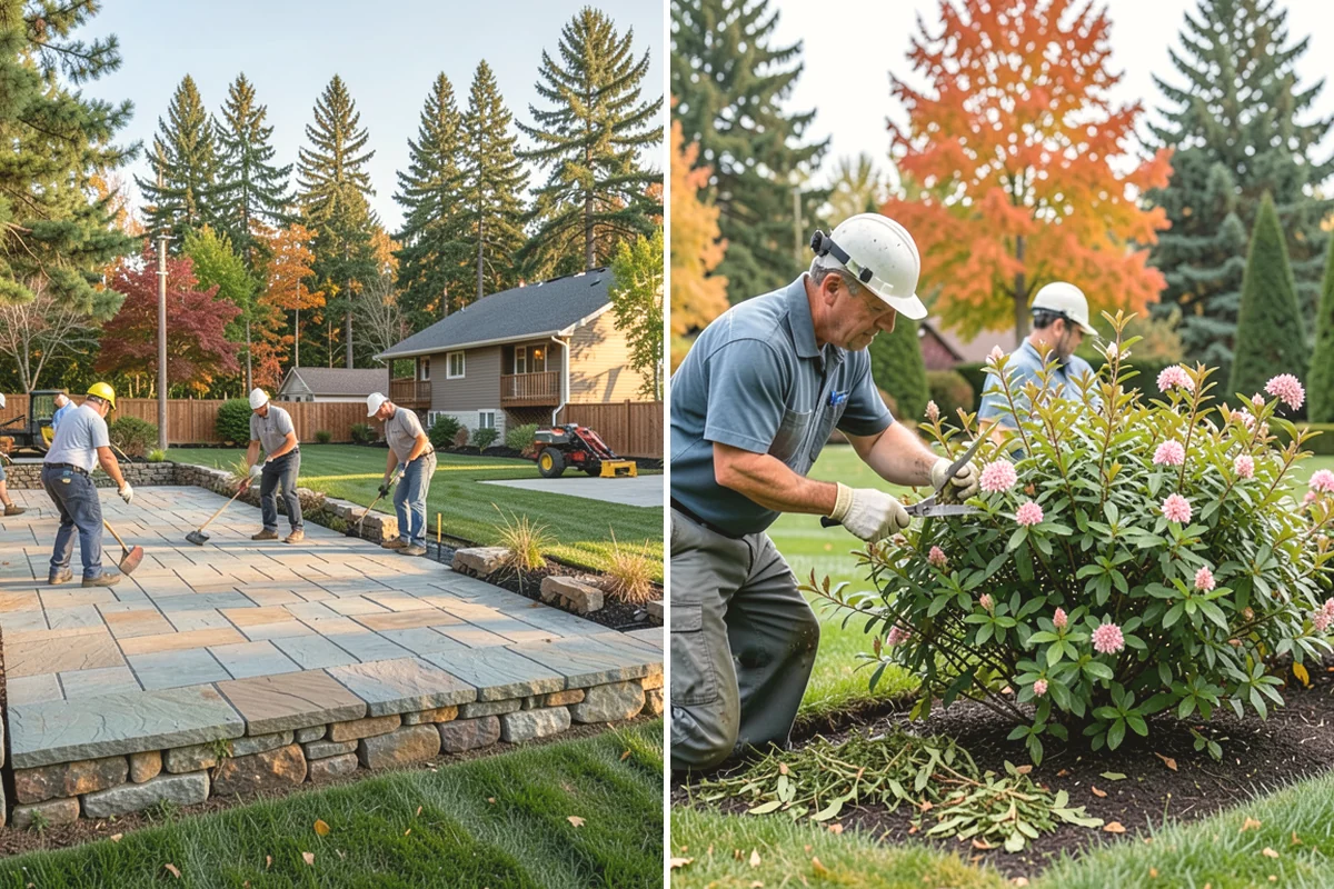 Mulch Installation in Mill Creek, Snohomish County, WA - Edge and define the bed lines