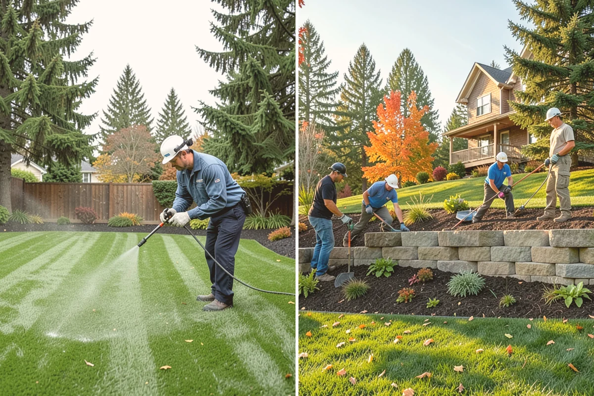Mulch Installation in Milton, King County, WA - Edge and define the bed lines