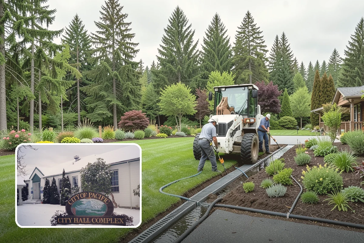 Mulch Installation in Pacific, King County, WA - Locks in soil moisture and cuts watering