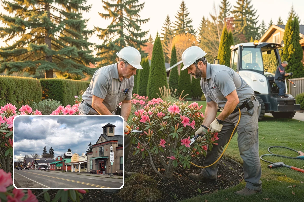 Mulch Installation in Roy, Pierce County, WA - Locks in soil moisture and cuts watering