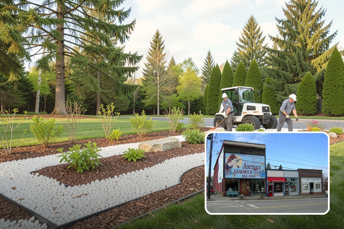 Mulch Installation in Ruston, Pierce County, WA - Locks in soil moisture and cuts watering