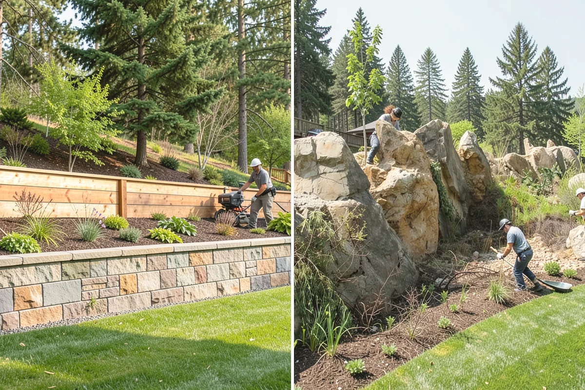 Mulch Installation in Ruston, Pierce County, WA - Edge and define the bed lines
