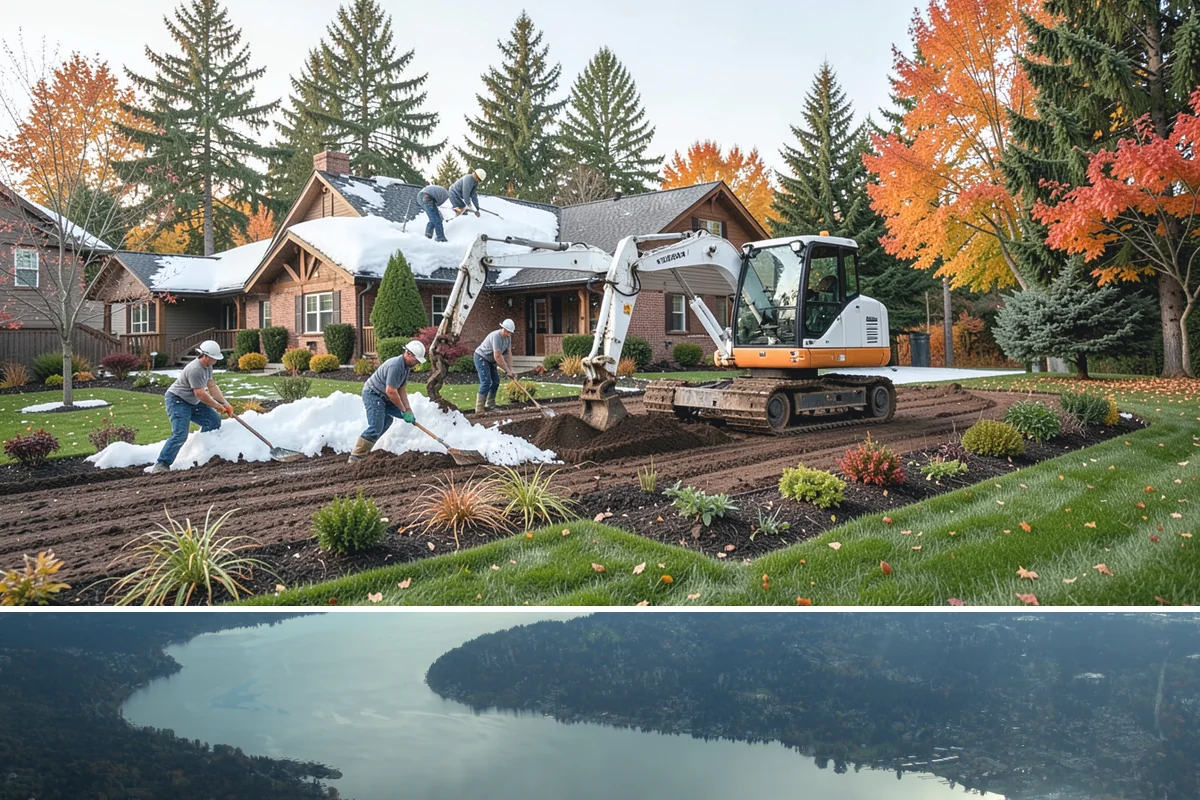 Mulch Installation in Sammamish, King County, WA - Best refreshed in spring and again in fall