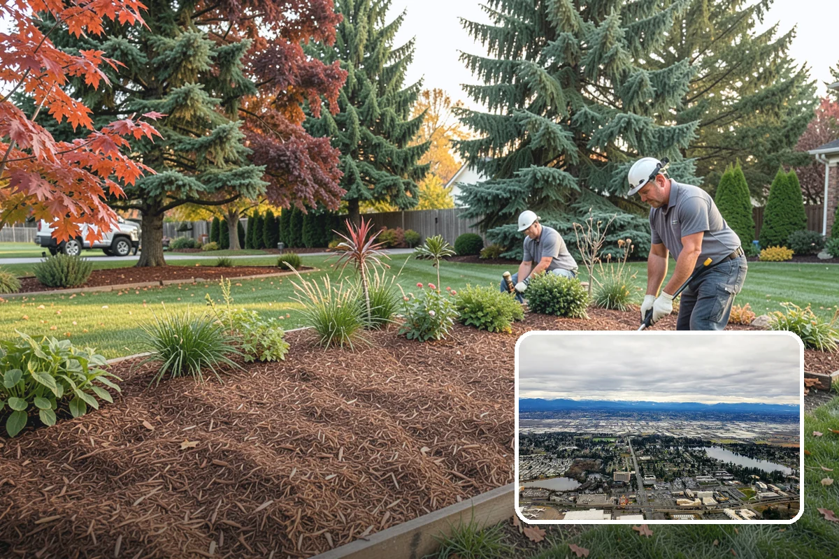 Mulch Installation in SeaTac, King County, WA - Locks in soil moisture and cuts watering