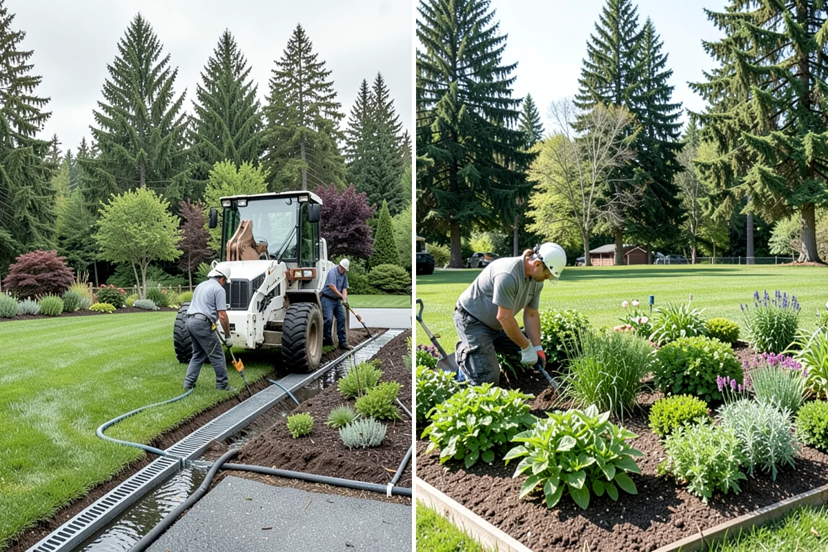 Mulch Installation in Seattle, King County, WA - Edge and define the bed lines
