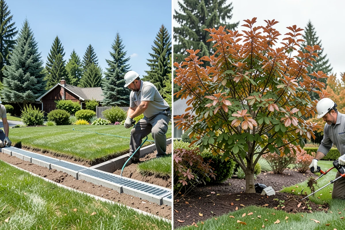 Mulch Installation in Sedro-Woolley, Skagit County, WA - Edge and define the bed lines