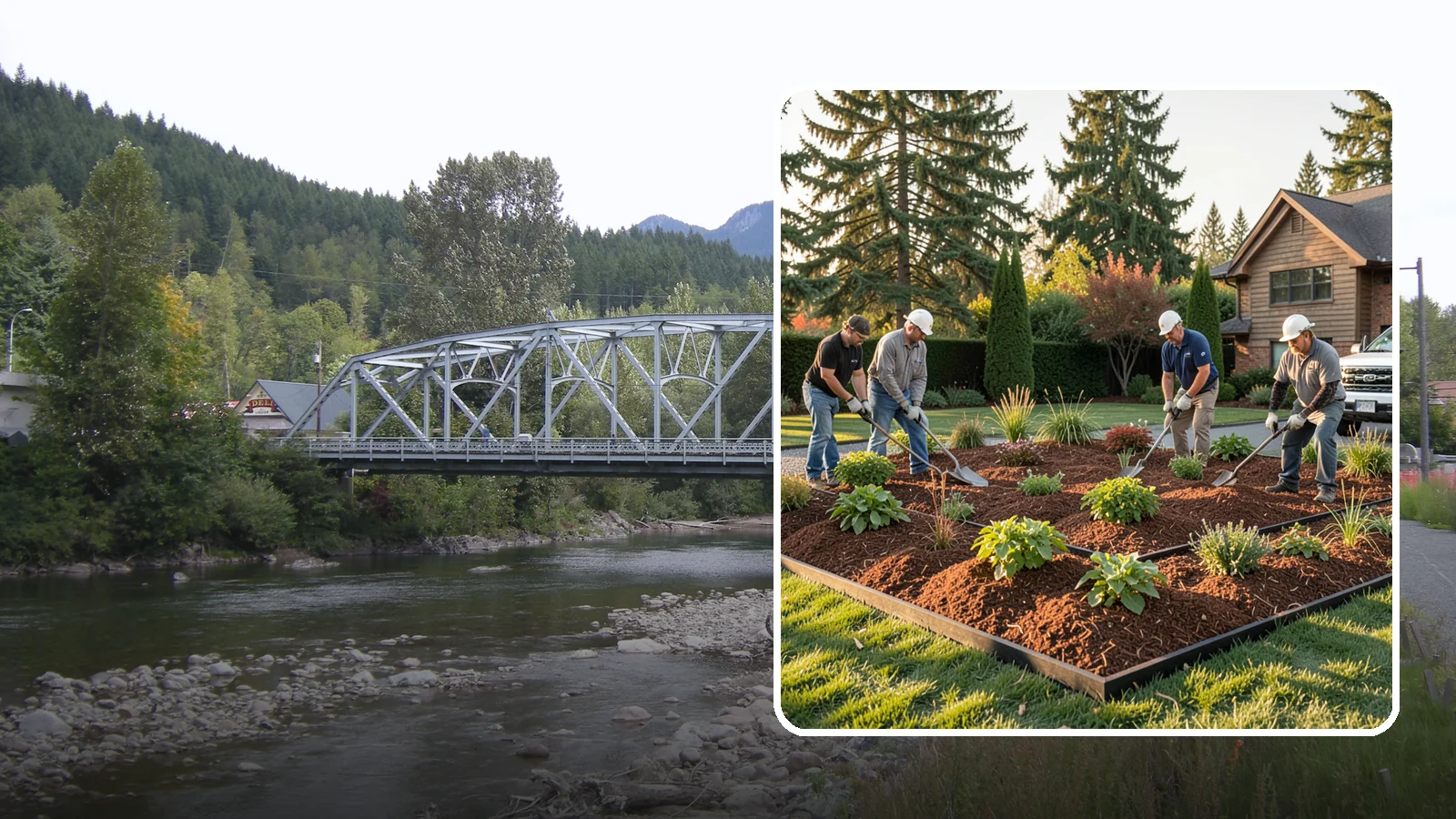 Mulch Installation in Skykomish, King County, WA - Fresh mulch spread across beds to lock in moisture, block weeds, and give your landscape a clean, finished look.