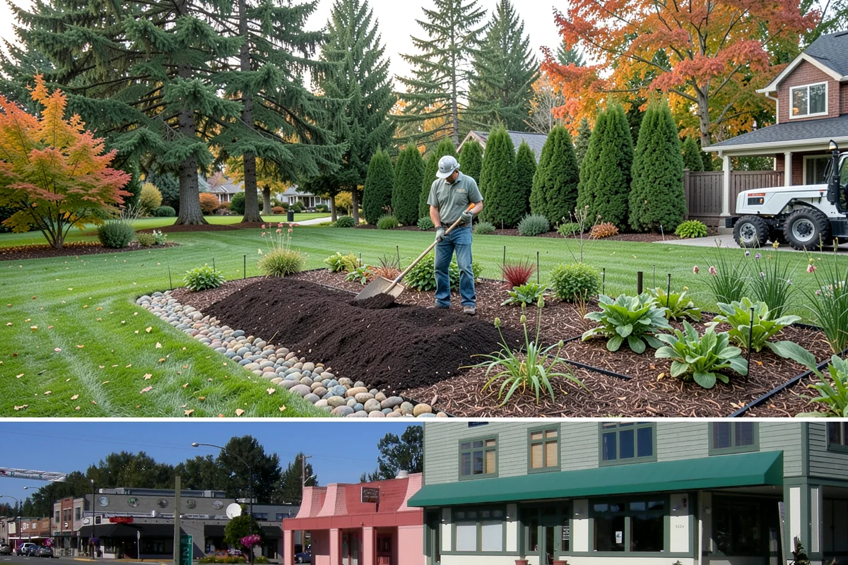 Mulch Installation in Snoqualmie, King County, WA - Best refreshed in spring and again in fall