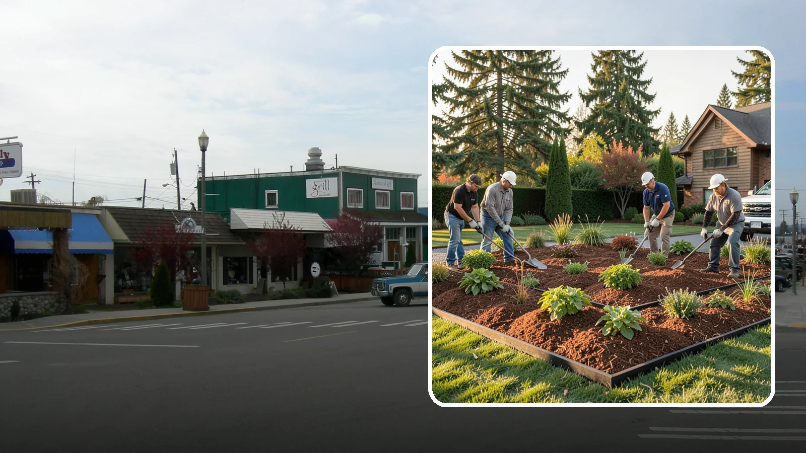 Mulch Installation in Stanwood, Snohomish County, WA - Fresh mulch spread across beds to lock in moisture, block weeds, and give your landscape a clean, finished look.