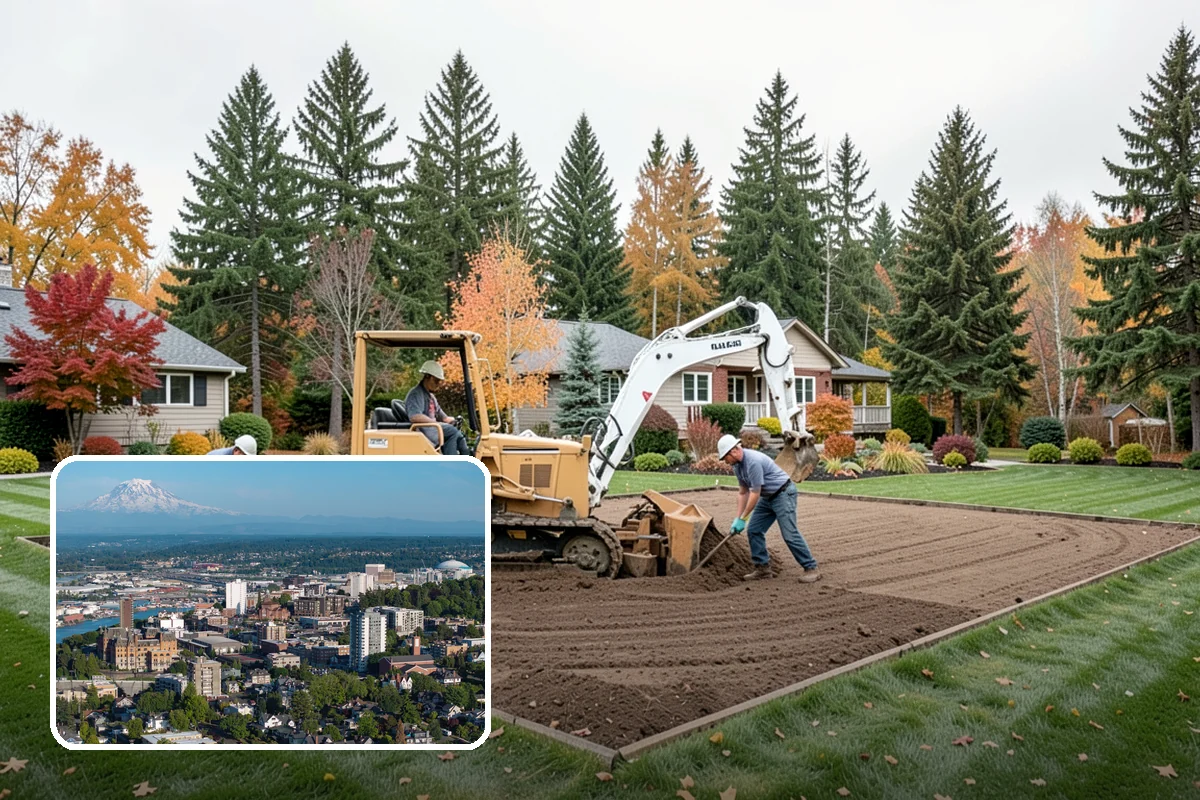 Mulch Installation in Tacoma, Pierce County, WA - Locks in soil moisture and cuts watering