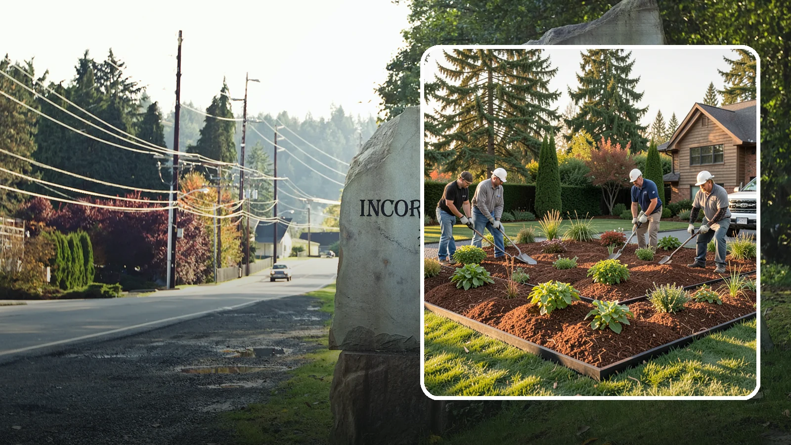 Mulch Installation in Wilkeson, Pierce County, WA - Fresh mulch spread across beds to lock in moisture, block weeds, and give your landscape a clean, finished look.