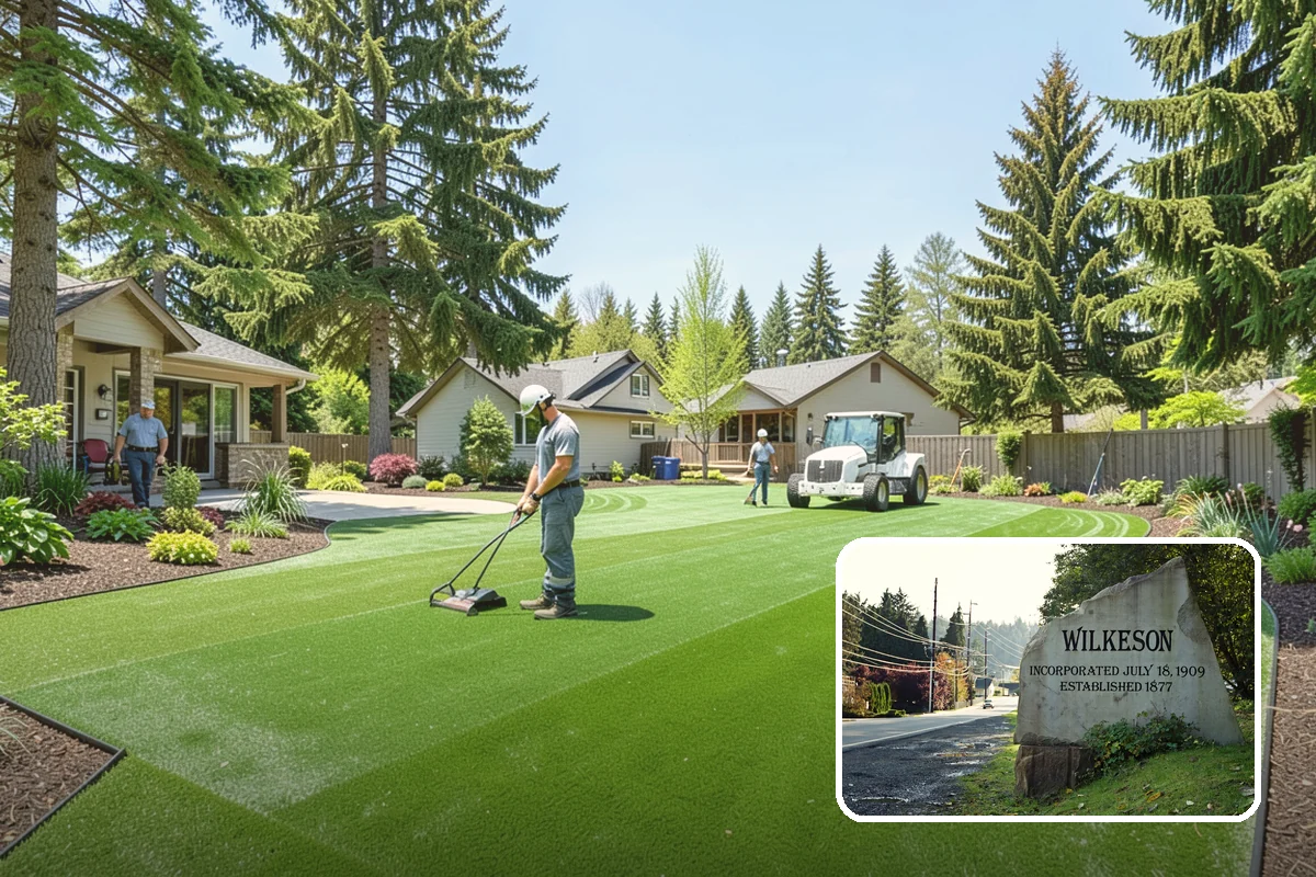 Mulch Installation in Wilkeson, Pierce County, WA - Locks in soil moisture and cuts watering
